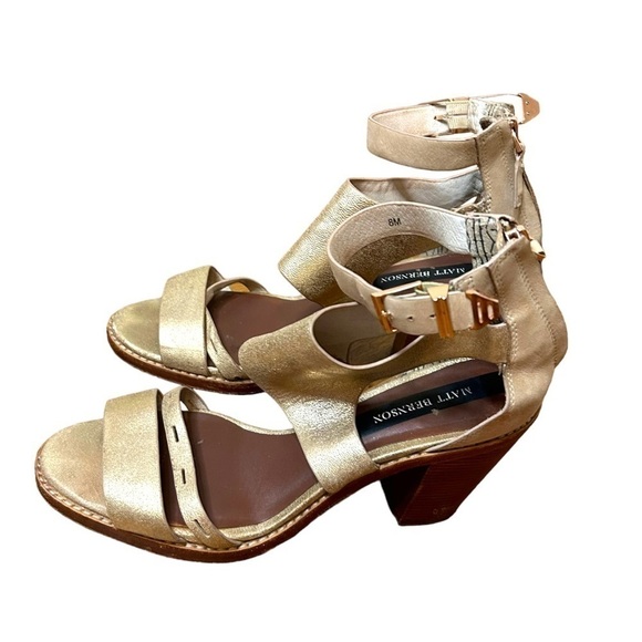 Anthropologie Matt Bernson Women's Strappy Leather Sandals - Picture 4 of 11